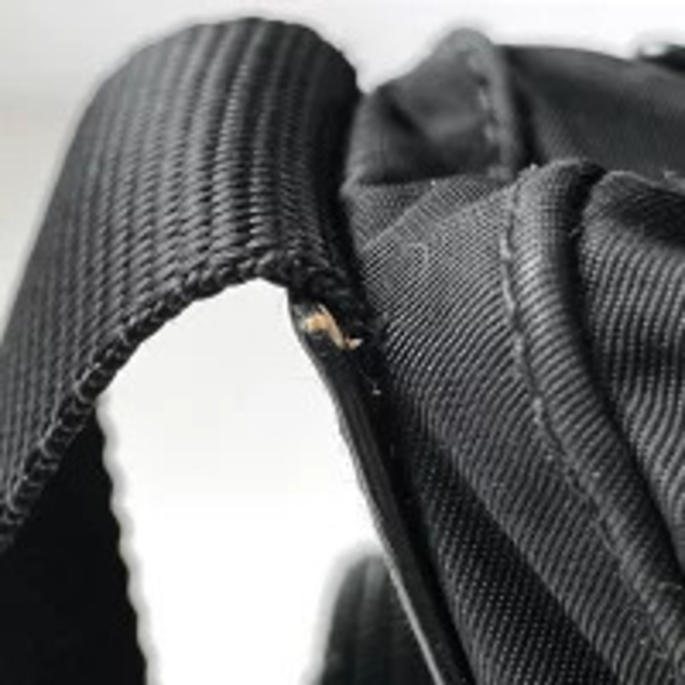 Prada Plate Shoulder Bag Messenger Tessuto Nero Black - Picture 3 of 6